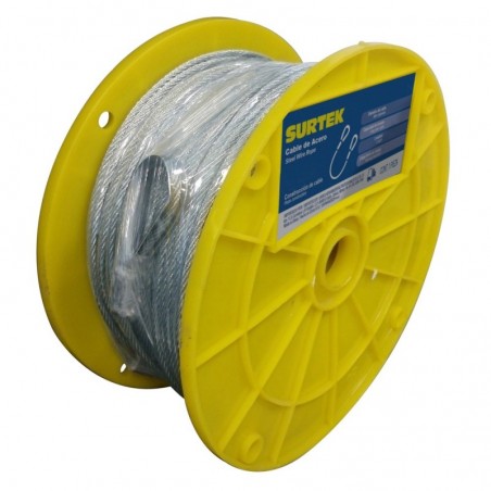 CA112 Cable acero 7x7 1/16 pulgadas x75m Surtek