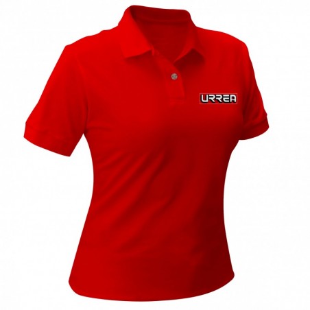 UPODRC Playera tipo Polo para dama Urrea roja talla CH Urrea