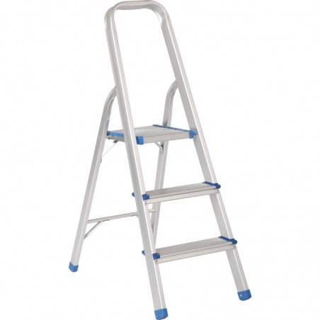 ETTA3 Escalera plegable tipo taburete aluminio 3 escalones Surtek.