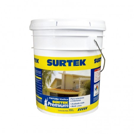 SP10414 Pintura Vinílica Premium amarillo intenso 19lt Surtek