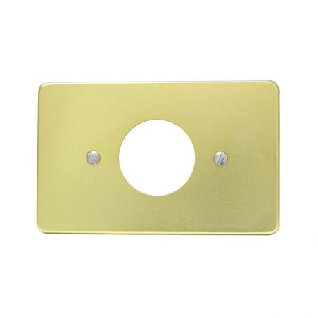 136608 Placa sencilla de aluminio, línea estándar, color oro Surtek