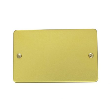 136610 Placa ciega de aluminio, línea estándar, color oro Surtek