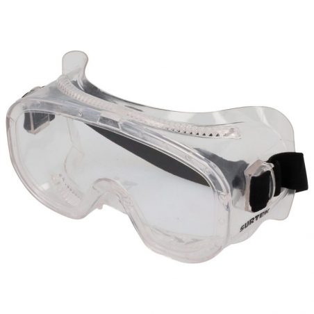 137320 Goggles de seguridad protección contra rayos UV, transparentes Surtek