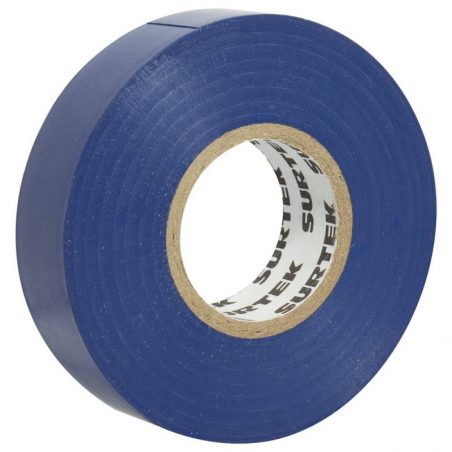 138011 Cinta para aislar azul 19 mm x 9 m Surtek