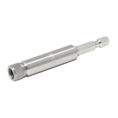 55012 Adaptador con tuerca de retención para puntas hexágono de 1/4", 2-31/32" Urrea