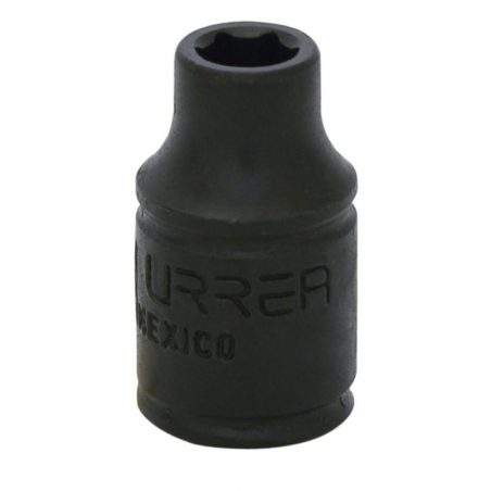 6904M Dado de impacto cuadro de 1/4", 6 puntas, métrico, 4 mm Urrea