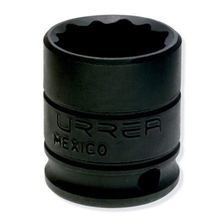 7222 Dado de impacto cuadro de 3/8", 12 puntas, en pulgadas, 11/16" Urrea