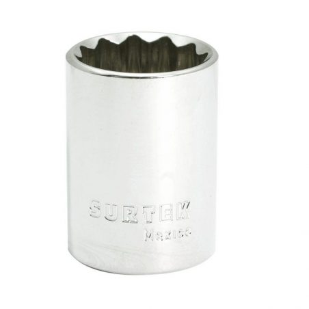 F5834 Dado en pulgadas cuadro de 1/2", 12 puntas, 1-1/16" Surtek