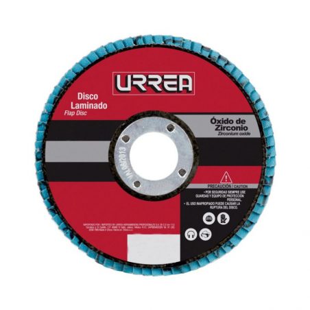 FD454 Disco laminado tipo 29 grano 40, 4-1/2" Urrea