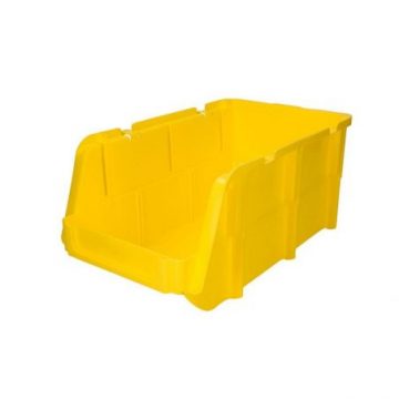 GAVA3 Gaveta plástica color amarillo pico de pato 14" x 8" x 7" Surtek