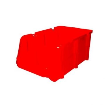 GAVR1 Gaveta plástica color rojo pico de pato 7" x 4" x 3" Surtek