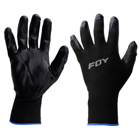 GNNGF Guantes de Nailon con recubrimiento de nitrilo G Foy