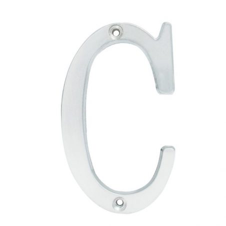 L701CCS Letra C slim 4" níquel satinado Lock