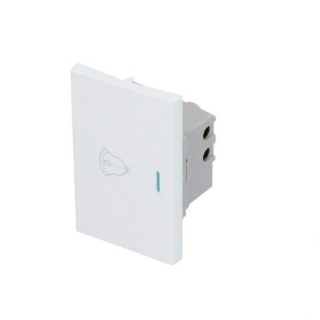 P604B Interruptor para timbre, línea Premium, color blanco Surtek