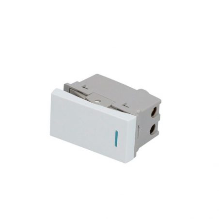 P608B Interruptor 3 vías 1/3, línea Premium, color blanco Surtek