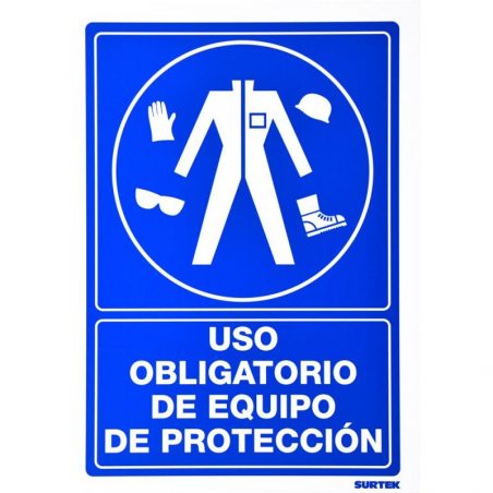 SES21 Señal "Uso obligatorio de equipo de protección" Surtek