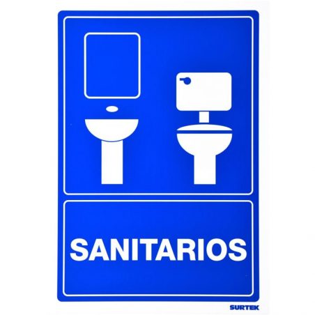 SES24 Señal "Sanitarios" Surtek