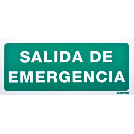 SES3 Señal "Salida de emergencia" Surtek