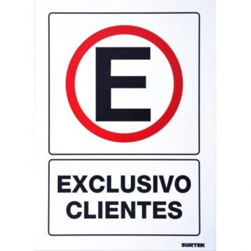 SES37 Señal "Exclusivo clientes" Surtek