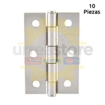 LBA10NI Bisagra alargada de acero níquel satinado 1" x 1.06" Lock