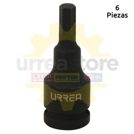 7290-5M Dado de impacto 3/8 pulgadas punta hexagonal  5 mm Urrea