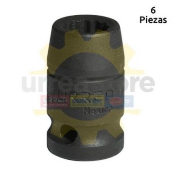 7412MT Dado de impacto cuadro de 1/2"