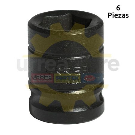 7422M Dado de impacto 1/2 pulgadas 6 puntas 22 mm Urrea