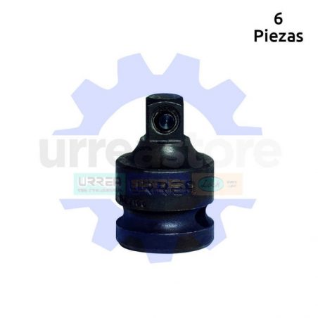 7651 Adaptador de impacto 1/2 pulgadas hembra x 3/8 pulgadas macho Urrea