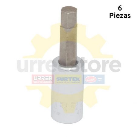 477025M Dado 1/4 pulgadas punta hexagonal  2.5 mm Urrea