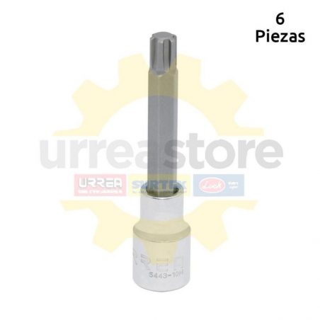 5443-10M Dado 1/2 pulgadas punta ribe 10 mm Urrea