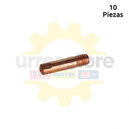 PM1020A Punta antorcha MIG 200 A material cobre punta 1 mm.  Urrea