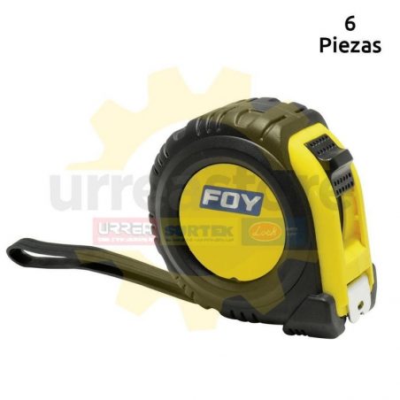 142063 Flexómetro anti impacto 5m x 3/4 pulgadas Foy