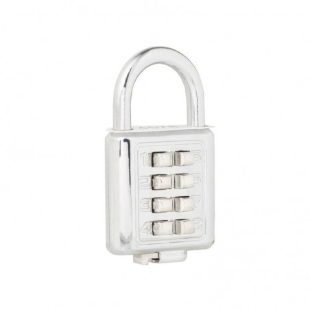 C27C40 Candado digital corto 40 mm cromo brillante Lock