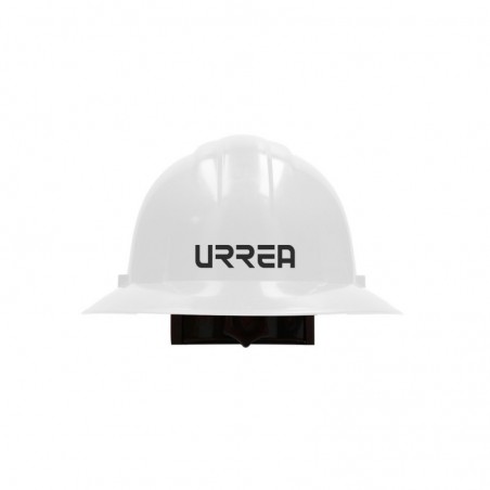 USH04W Casco de seguridad de ala completa con 4 puntos de suspensión color blanco Urrea