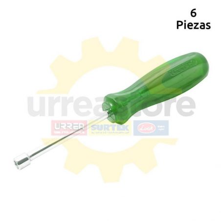 9211 Destornillador mango color verde de caja 11/32 pulgadas Urrea