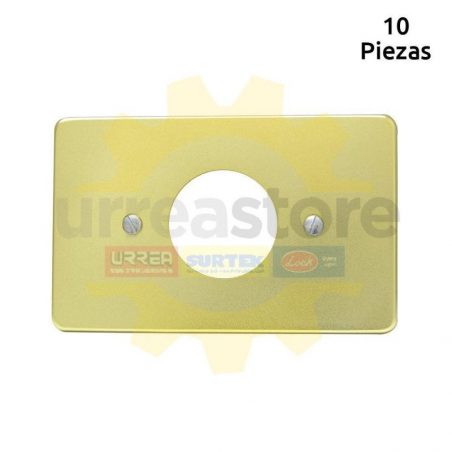 136608 Placa de aluminio para contacto sencillo Surtek