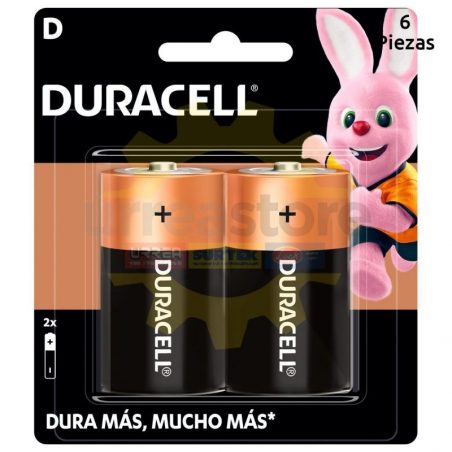 MN1300 Pila alcalina marca Duracell D con 2 piezas Surtek
