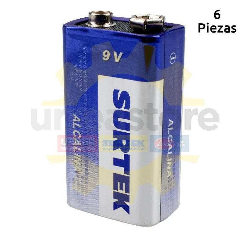 Porta Pila para Bateria 9V Conector en Broche Plastico