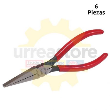 227G Pinza punta plana 6-5/8 pulgadas Urrea