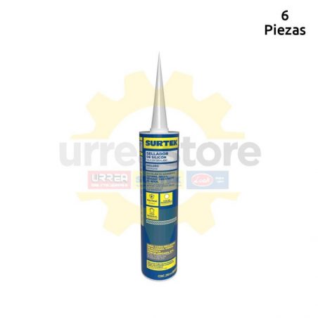 113451 Silicón de uso general negro 280ml Surtek