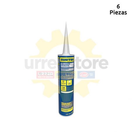 113452 Silicón para baños y cocinas blanco 280ml Surtek