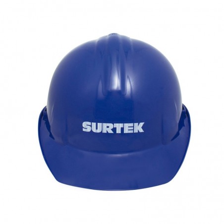 137309 Casco de seguridad con ajuste de intervalos azul Surtek