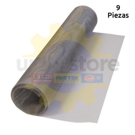 138105 Tela para mosquitero de aluminio 1.20 x 2.1m en rollo Surtek