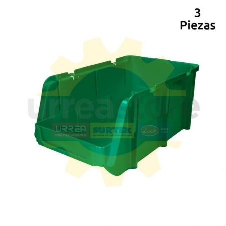 GAVV3 Surtek Gaveta plástica verde 14.5x8.5x7
