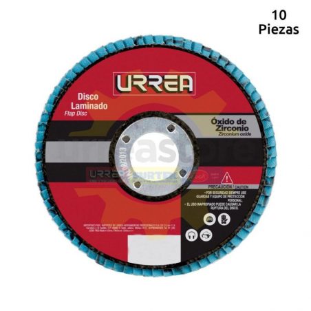 FD4512 Disco laminado 4-1/2 pulgadas grano 120 Urrea