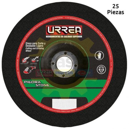 U419 Disco t/27 piedra 9x1/8 pulgadas  m/pes Urrea