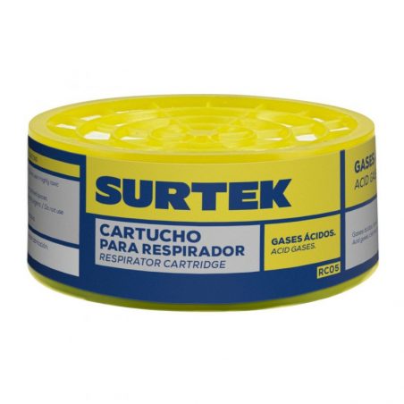 RC05 Cartucho para respirador con protección para gases ácidos Surtek