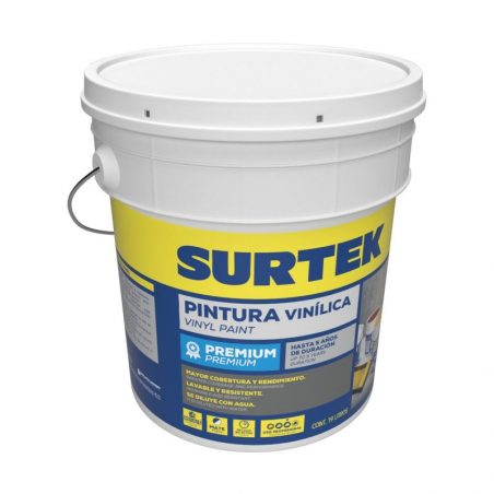 PVPAM Cubeta de pintura vinílica premium 19 Lt color amarillo intenso