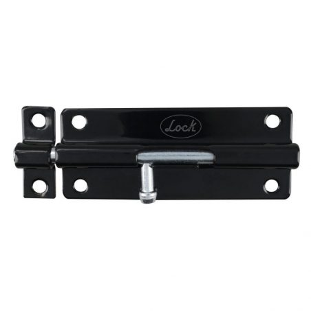 PABN6 Pasador de sobreponer tipo barril acabado latón negro, 6 cm Lock