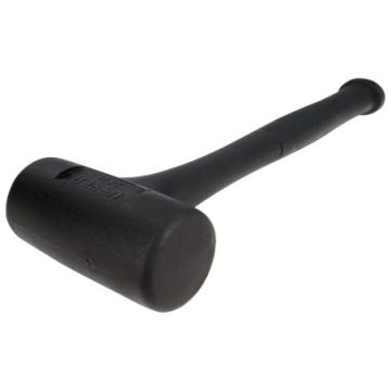 1448G Mazo de golpe seco tapas fijas de alto impacto con mango Rubber grip de 12-1/8in 48 oz